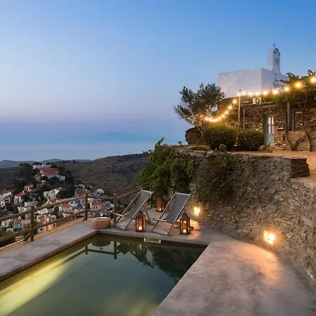 Lefkothea With Sea View & Private Pool - 250m2 In Ioulida, Kea * Ioulis