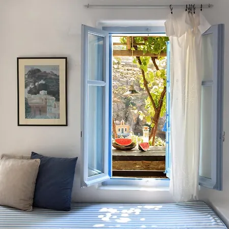 Lefkothea With Sea View & Private Pool - 250m2 In Ioulida, Kea *